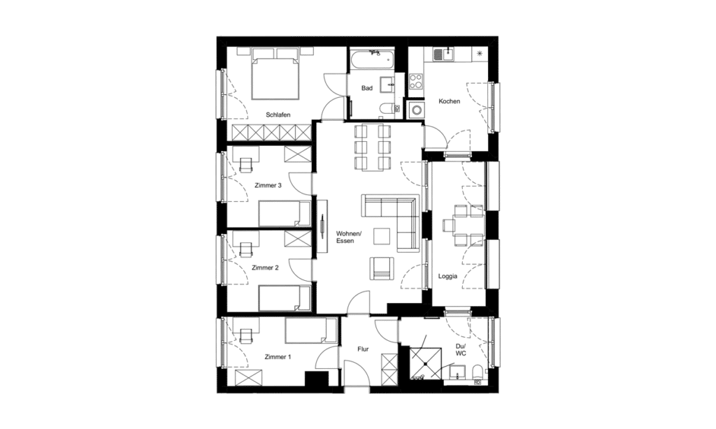 5 Zimmer