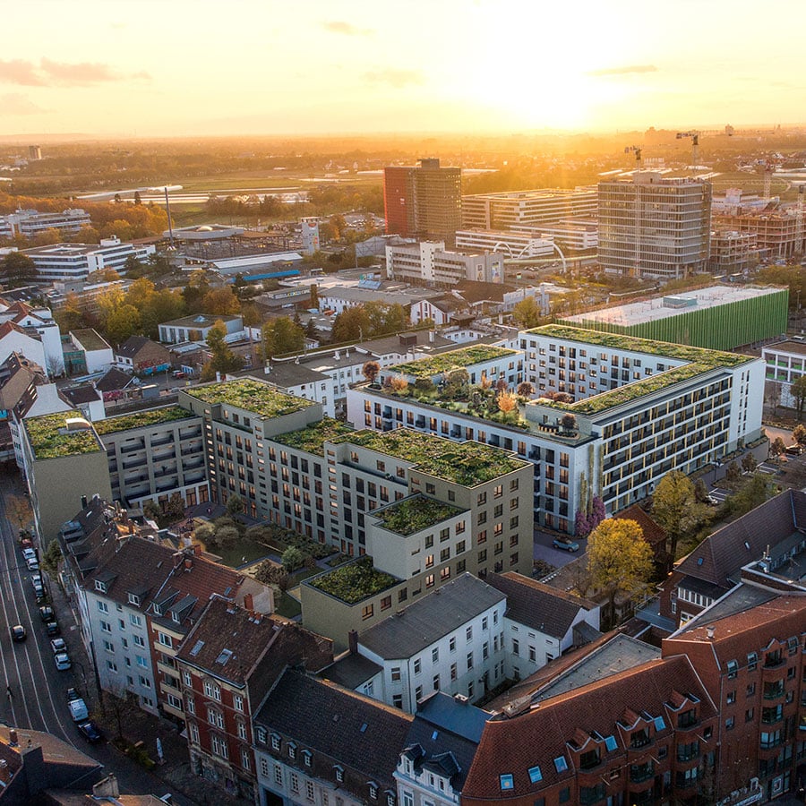 Visualierung Panorama Sonnenuntergang 1